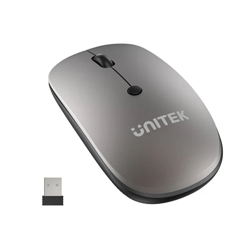 T060A - UNITEK 2.4G Wireless Mouse Space Grey