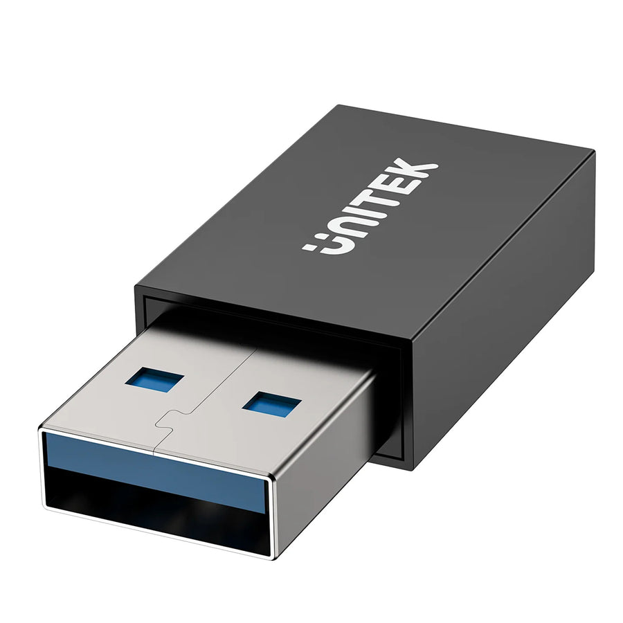 Unitek A1056A - DataShield USB-A Data Blocker Adapter. Schützt persönliche Daten mit sicherer & stabiler PD240W-Schnellladung