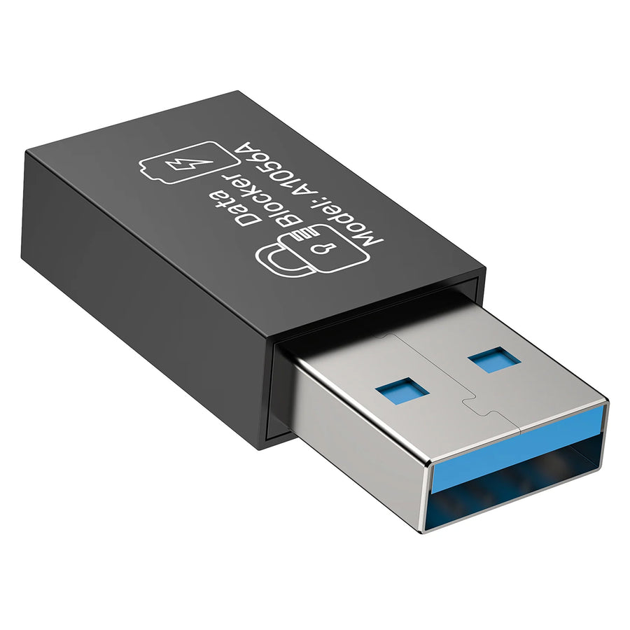 Unitek A1056A - DataShield USB-A Data Blocker Adapter. Schützt persönliche Daten mit sicherer & stabiler PD240W-Schnellladung