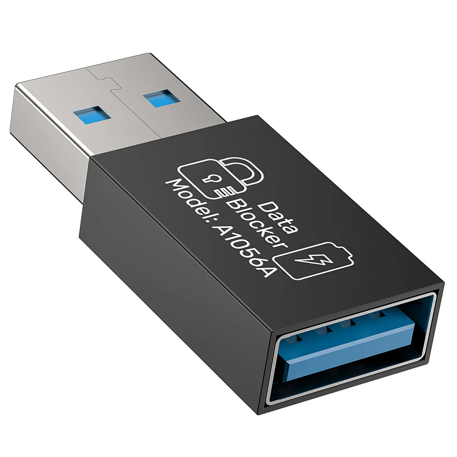 Unitek A1056A - DataShield USB-A Data Blocker Adapter. Schützt persönliche Daten mit sicherer & stabiler PD240W-Schnellladung