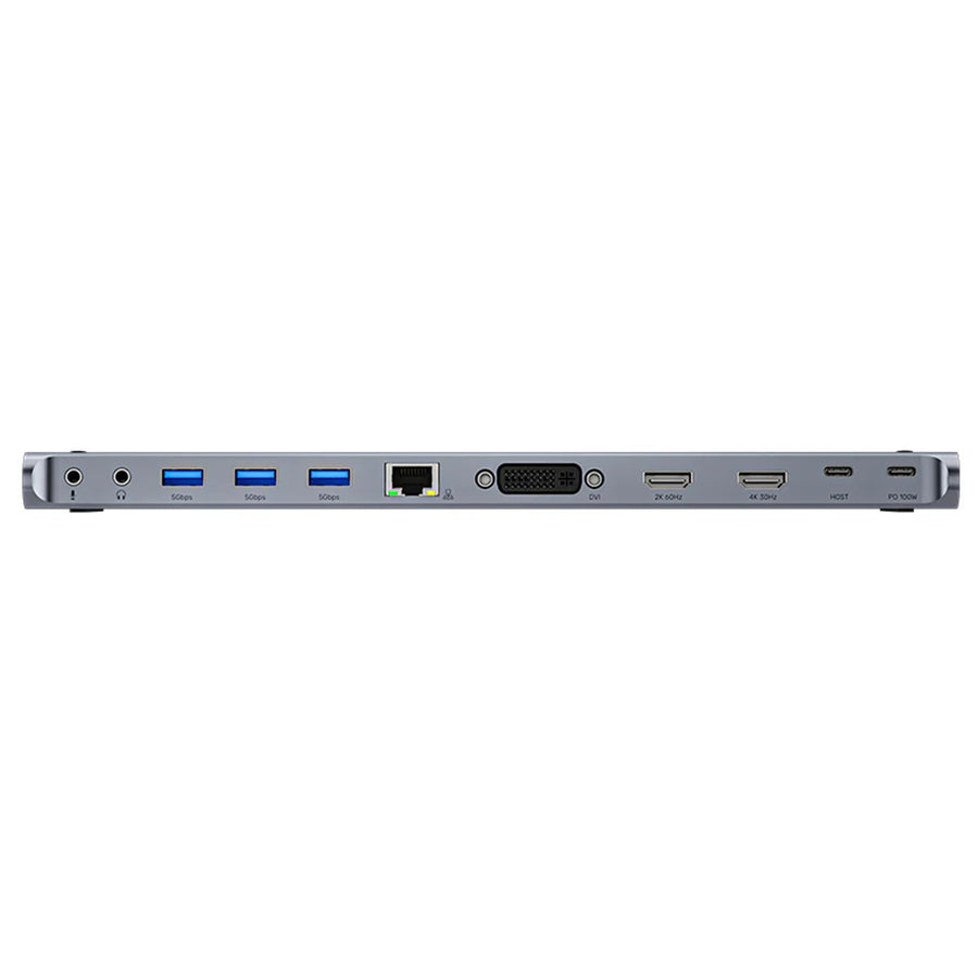 Unitek uHUB11+ Universal 4K Docking Station. Supports Triple Display & 5Gbps with 100W PD