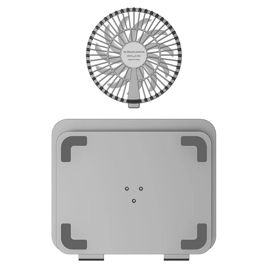 Unitek OT1098AGY - Adjustable Laptop Stand with Detachable Cooling Fan