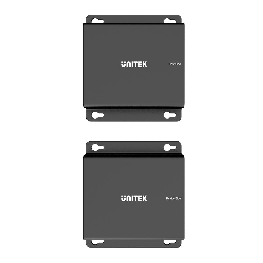 U1337B - UNITEK 100M USB 5Gbps Extender transmits USB signals over 100m via CAT6a cable. Perfect for industrial cameras, medical devices, and video calls. Features 7-port hub, low latency, and supports FSYNC, UART, RS232 protocols.