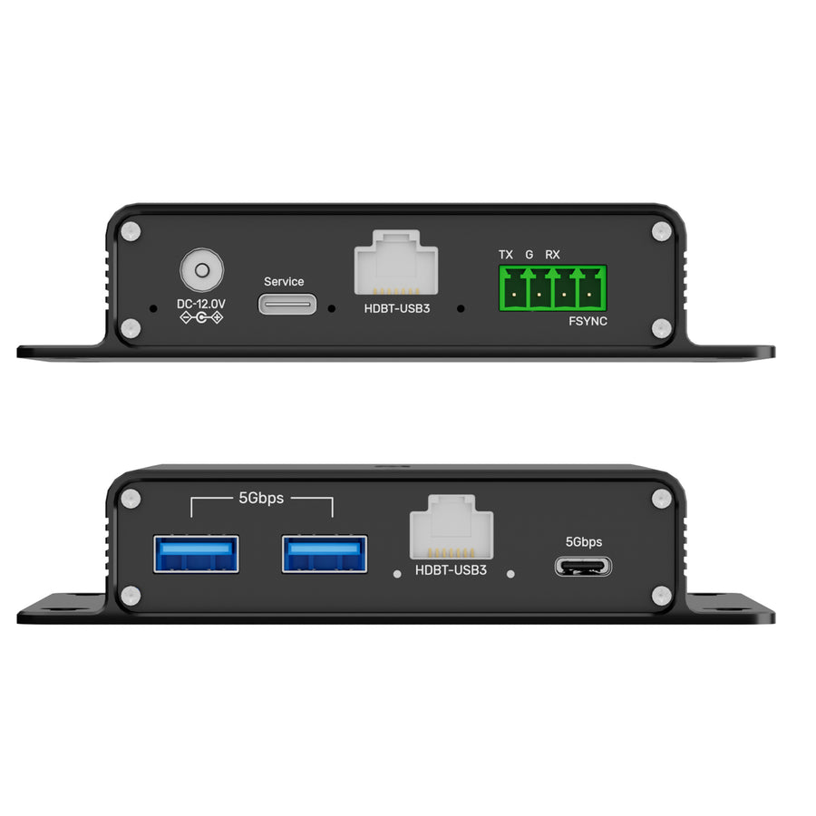 U1337B - UNITEK 100M USB 5Gbps Extender transmits USB signals over 100m via CAT6a cable. Perfect for industrial cameras, medical devices, and video calls. Features 7-port hub, low latency, and supports FSYNC, UART, RS232 protocols.
