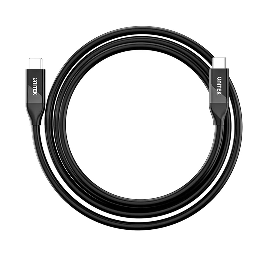 Unitek C14100A - 2m USB4 USB-C to USB-C Cable Supports up to 40Gbps Transfer Up to 240W (48V/5A) & 8K@60Hz
