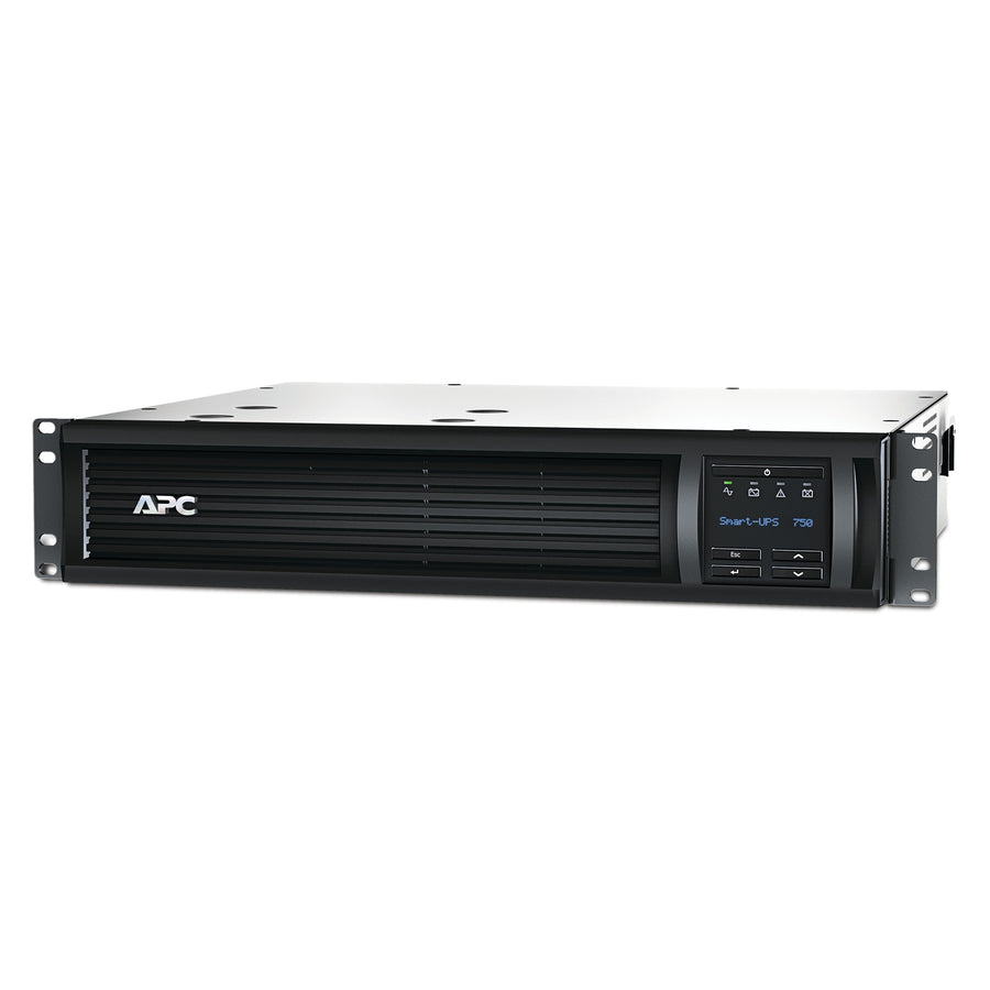 APC SMART UPS(SMT) 750VA, IEC(4), USB, SERIAL, SMART SLOT, LCD, 2U R, SMART CONNECT-3Y WTY