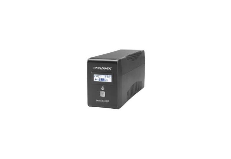 UPSD650 - DYNAMIX Defender 650VA (390W) Line Interactive UPS, 936 Joules Surge Protection, 2x NZ Power Sockets, Netguard Smart Monitoring Software, USB Cable Included
