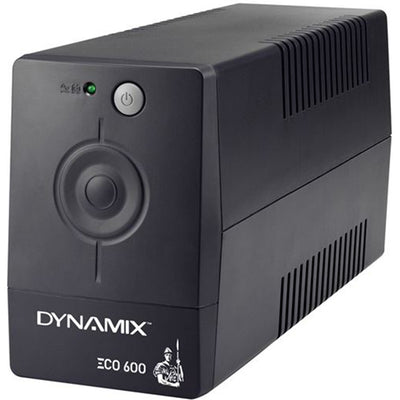 Dynamix UPSE600 ECO Range 600VA (360W) Line Interactive UPS - 2x NZ Power Sockets with a Battery Backup & Surge Protection - AC Input - Fuse/Circuit Breaker - Smart Monitoring Software & USB Includ