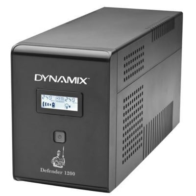 Dynamix UPSD1200 Defender 1200VA (720W) Line Interactive UPS, 3x NZ Power Sockets with Surge+Battery Backup, 3x NZ Power Sockets with Surge 936J Netguard Smart Monitoring, USB Cable Included