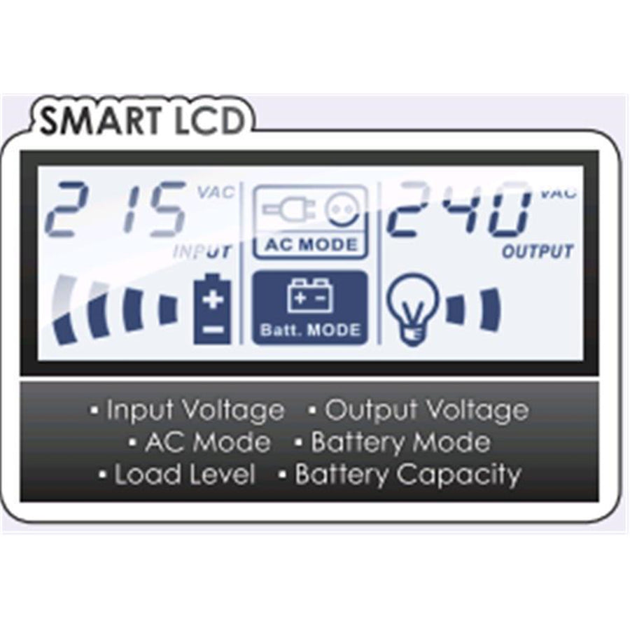 Dynamix UPSD1200 Defender 1200VA (720W) Line Interactive UPS, 3x NZ Power Sockets with Surge+Battery Backup, 3x NZ Power Sockets with Surge 936J Netguard Smart Monitoring, USB Cable Included
