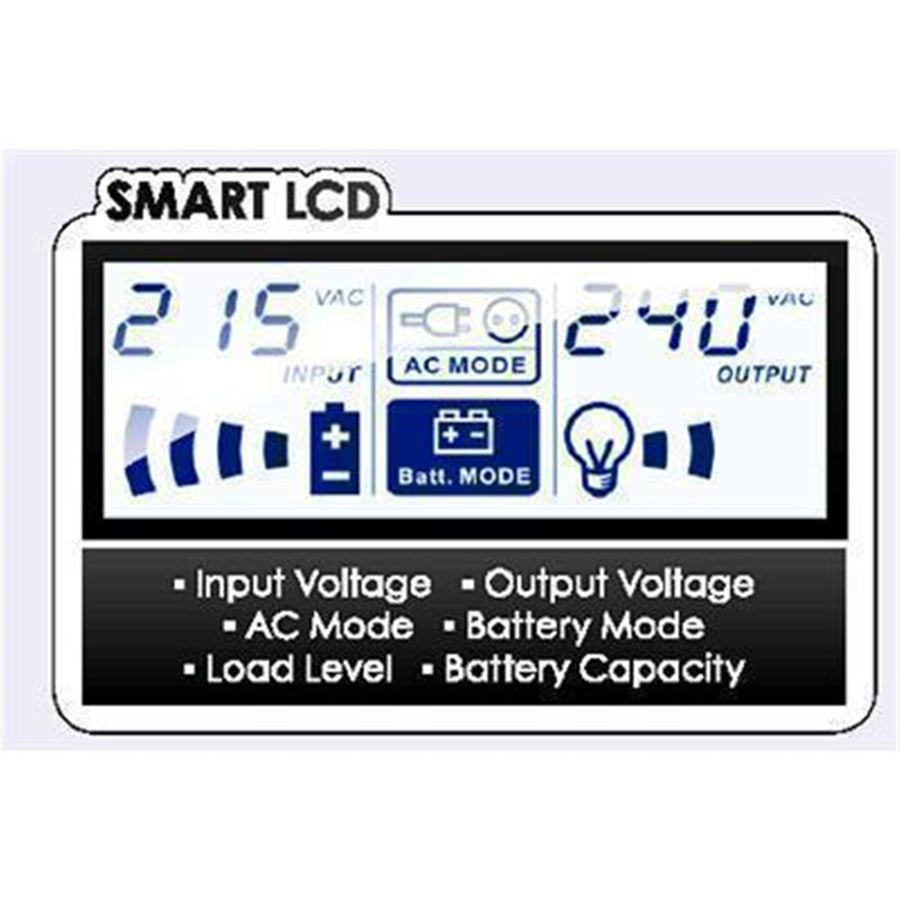 Dynamix Defender UPSD650 650VA (390W) Line Interactive UPS, 312 Joules Surge Protection, 2x NZ Power Sockets, Netguard Smart Monitoring Software, USB Cable Included - 2 Year Warranty