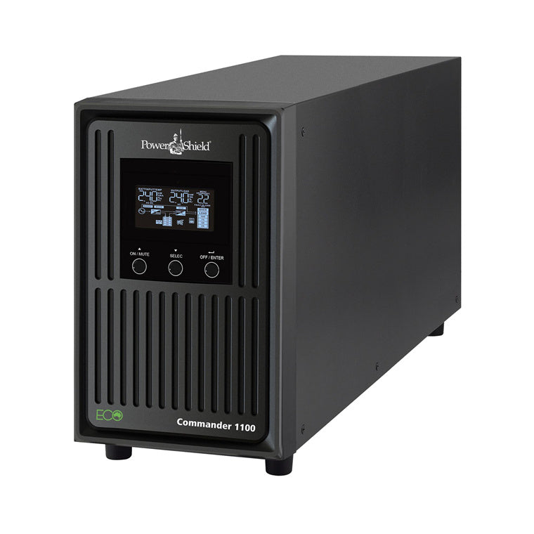 POWERSHIELD PSCM2000 - Commander 2000VA Line Interactive Tower UPS Delivers Automatic Emergency AC Power