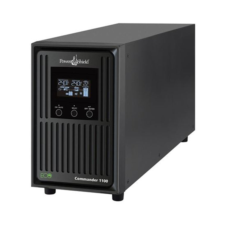 POWERSHIELD PSCM1100 - Commander 1100VA Line Interactive Tower. Delivers Automatic Emergency AC Power