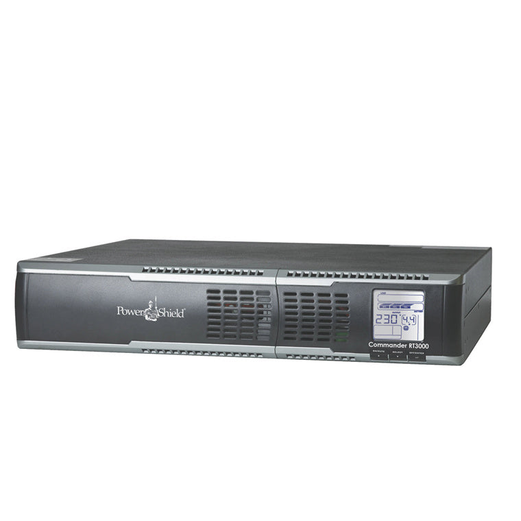 POWERSHIELD PSCRT3000 - Commander RT 3000VA/2700W UPS. Line interactive pure sine wave output. Rack/Tower