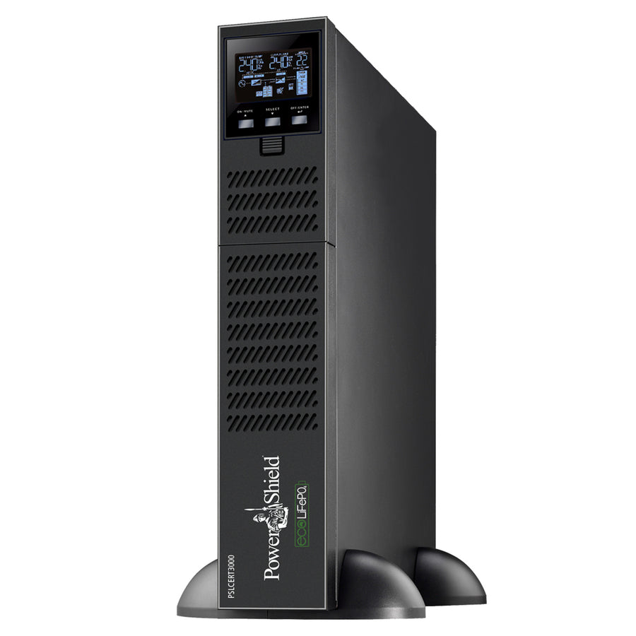 POWERSHIELD Centurion RT LiFePO4 3000VA Lithium-ion Online UPS. True double-conversion. Output