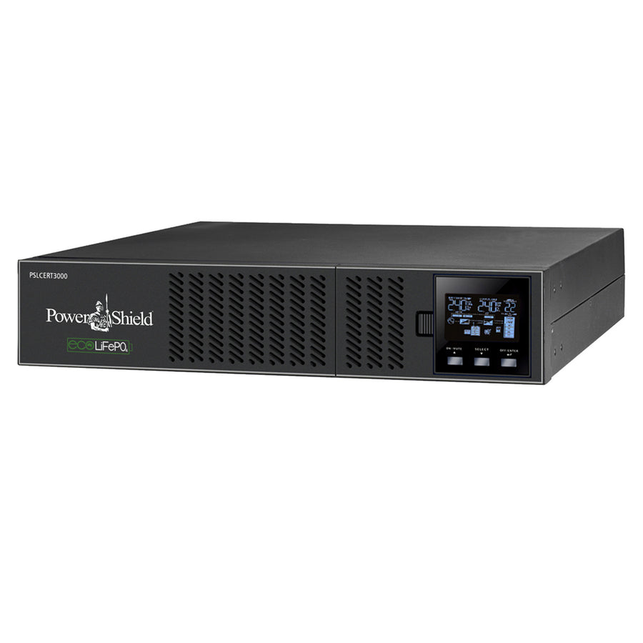 POWERSHIELD Centurion RT LiFePO4 3000VA Lithium-ion Online UPS. True double-conversion. Output