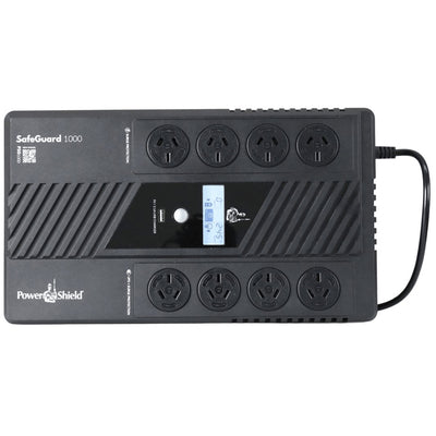 POWERSHIELD PSG1000 - SafeGuard 1000VA (600W) Line Interactive UPS 4 x NZ Battery Back Up & Surge Out