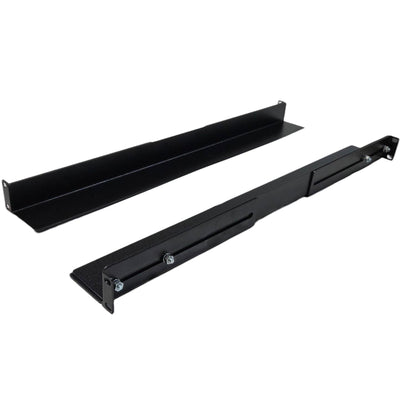 RackPower URK02 - Telescopic Rail Mounting Kit for UPS and Battery Pack. Minimum Mounting Depth 600mm, Max 900mm. Max load weight 100kgs.