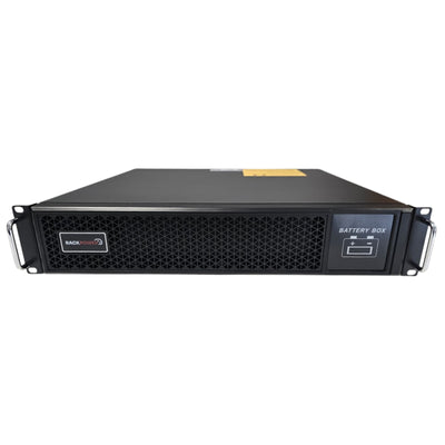 RackPower UCB06R-72 - UPS 2U Rack Battery Cabinet; 72VDC,  6pcs 12v 9Ah batteries included, suitable for 2kva & 3kva rack UPS
