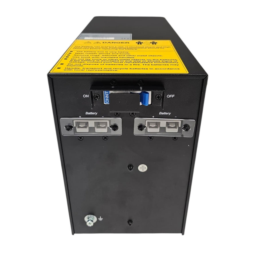RackPower UCB06T-72 - UPS Tower battery cabinet; 72VDC. 6pcs 12v 9Ah batteries included. Suitable for 2kva tower UPS