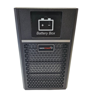 RackPower UCB12T-72 - UPS Tower battery cabinet; 72VDC, 12pcs 12v 9Ah batteries included, Suitable for 2kVA tower UPS