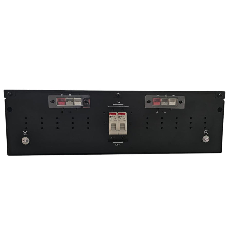 RackPower UCB20R-240 - UPS 3U Rack Battery Cabinet; 20pcs 12v 9Ah Batteries included. Suitable for 6 - 10kVA UPS systems