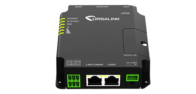Milesight UR32 Industrial 3G/4G/LTE PoE DIN Mountable Router with I/O Serial and Wi-Fi
