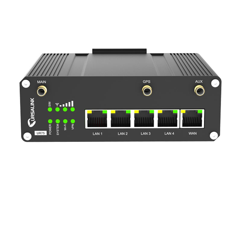 Milesight Networks UR35-L00AU-W-P - Ursalink UR35 Industrial 3G/4G/LTE PoE router with WiFi