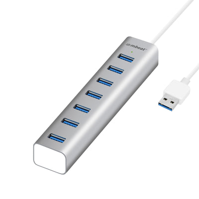 MB-HUB768 - mbeat 7-Port USB 3.0 Aluminium Slim Hub with Power for PC and MAC