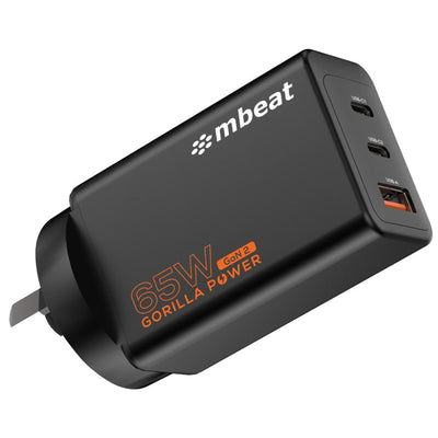MB-PD65W2CA-K - mbeat Gorilla Power PD 65W GaN II USB-C-Ladegerät