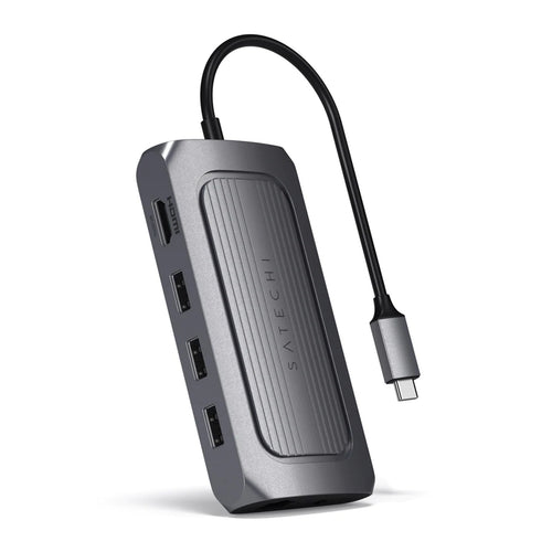 SATECHI USB 4 Multiport Adapter with 8K HDMI - Space Grey