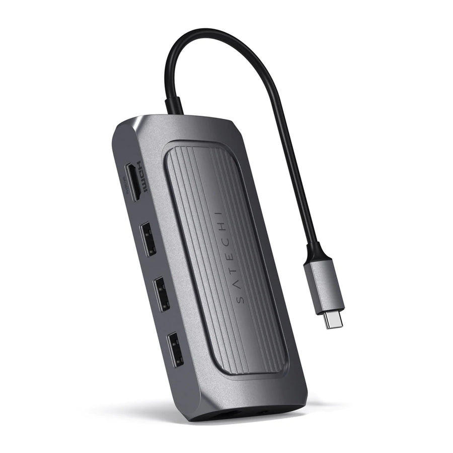 SATECHI USB 4 Multiport Adapter with 8K HDMI - Space Grey