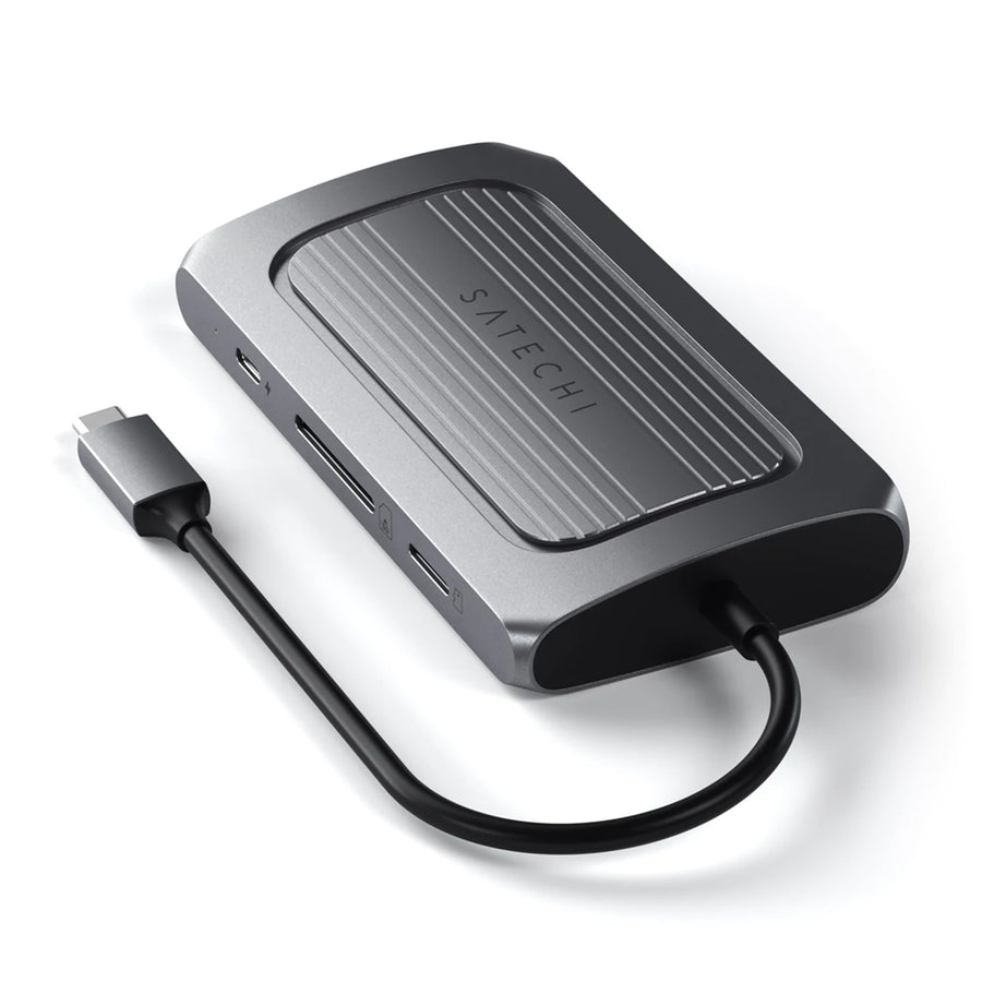 SATECHI USB 4 Multiport Adapter with 8K HDMI - Space Grey