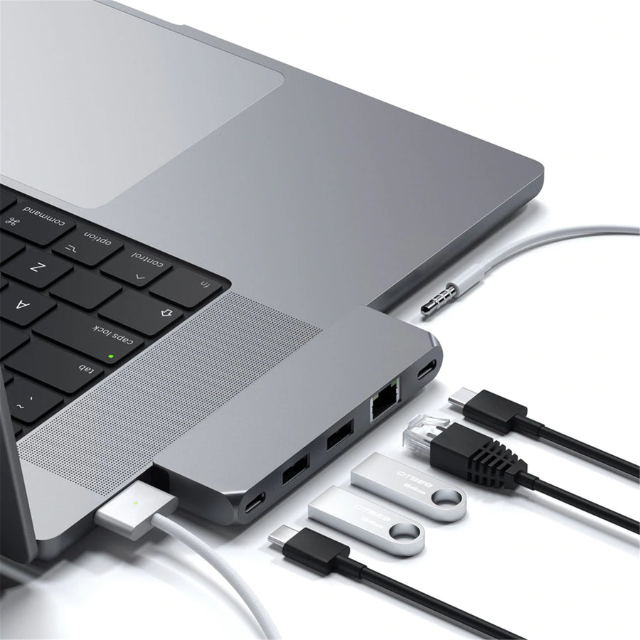SATECHI Pro Hub Mini - USB 4 Hub for Macbook Air / Macbook Pro - Space Grey