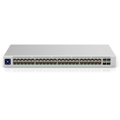 Ubiquiti USW-48 - UniFi Switch 48 fully managed Layer 2 switch with (48) Gigabit Ethernet ports and (4) 1G SFP ports for fiber connectivity (Non PoE)