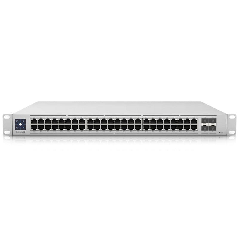 Ubiquiti USW-Enterprise-48-PoE - UniFi Switch Enterprise 48 PoE Layer 3, PoE switch with (48) 2.5GbE, 802.3at PoE+ RJ45 ports and (4) 10G SFP+ ports