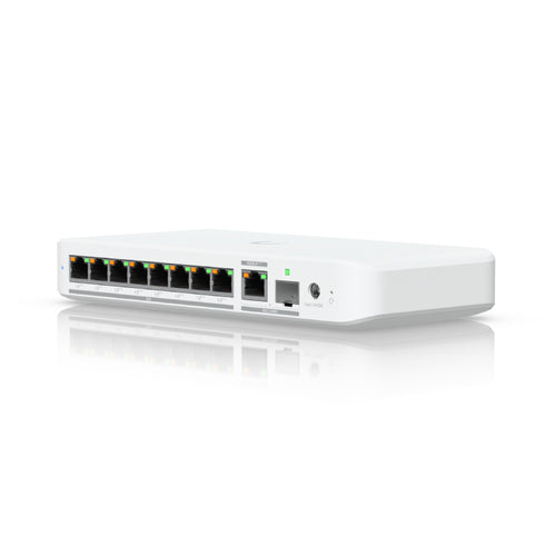 Ubiquiti USW-Flex-2.5G-8-PoE - UniFi Flex 2.5G 8-Port 2.5 GbE PoE++ Switch with 10 GbE RJ45/SFP+ Combo Uplink