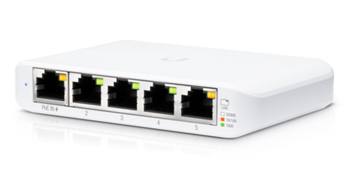 Ubiquiti USW-Flex-Mini - UniFi Compact 5 Port Gigabit Desktop Switch