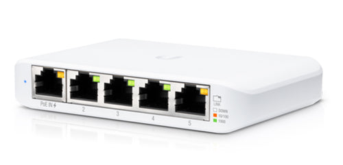 USW-Flex-Mini - Ubiquiti UniFi Compact 5 Port Gigabit Desktop Switch