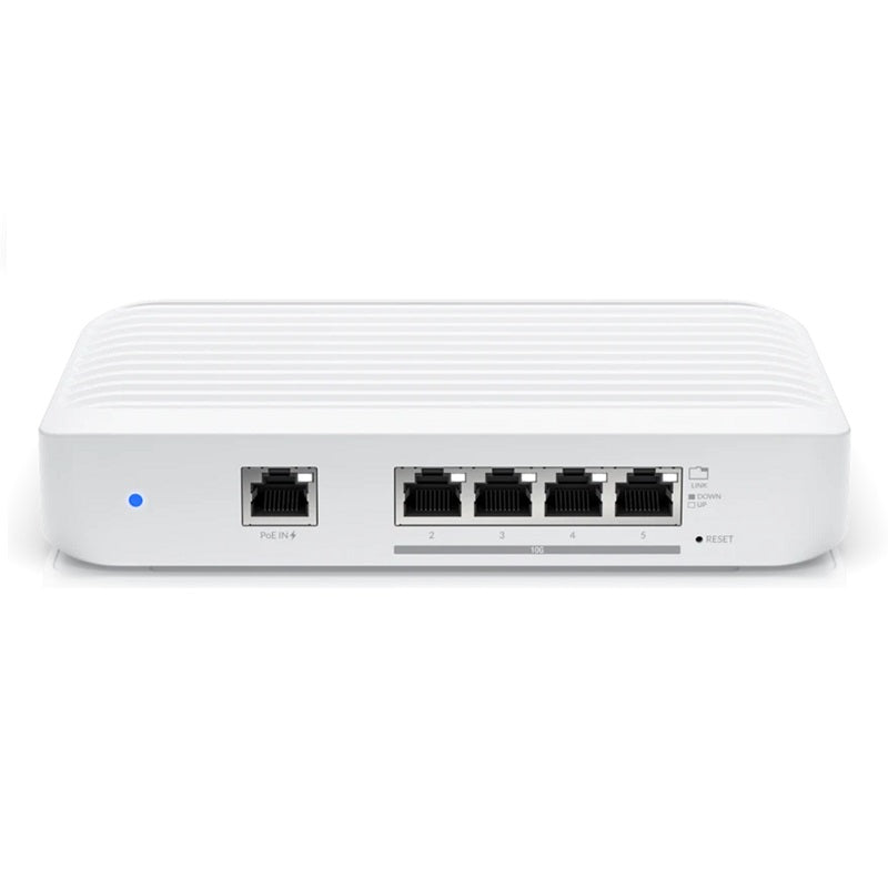 Ubiquiti USW-Flex-XG - Switch Flex XG Layer 2 switch with (4) 10GbE RJ45 ports and (1) GbE, 802.3at PoE+ RJ45 input