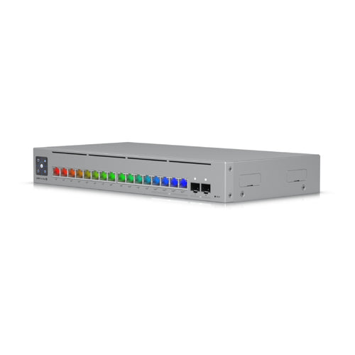 Ubiquiti USW-Pro-Max-16-PoE - UniFi 16-port, Layer 3 Switch with Etherlighting, 2.5 GbE, PoE++