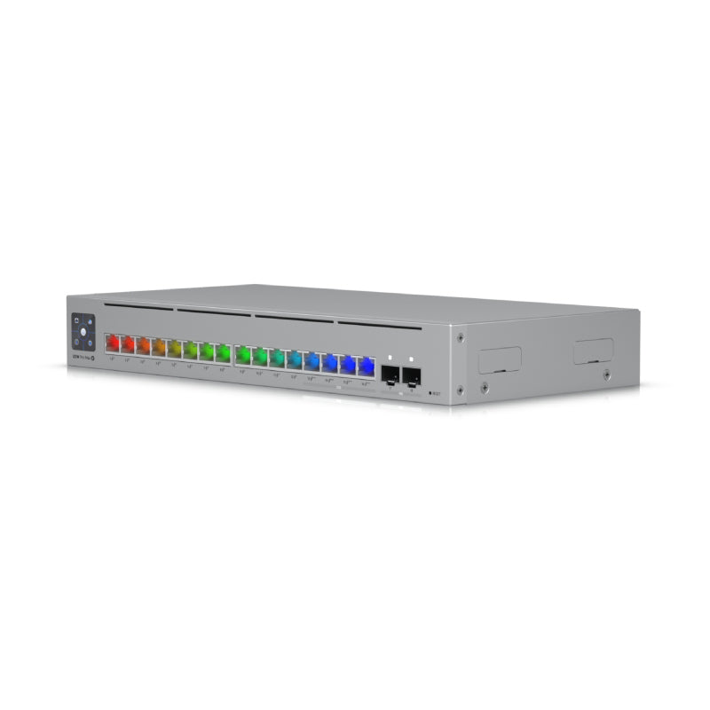 USW-Pro-Max-16-PoE - Ubiquiti UniFi 16-port, Layer 3 Switch with Etherlighting, 2.5 GbE, PoE++