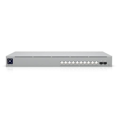 USW-Pro-XG-10-PoE - Ubiquiti UniFi Pro XG 10 PoE 1U, professional-grade 10-port, Layer 3 Etherlighting™ PoE+++ switch with (10) 10 GbE and (2) 10G SFP+ ports