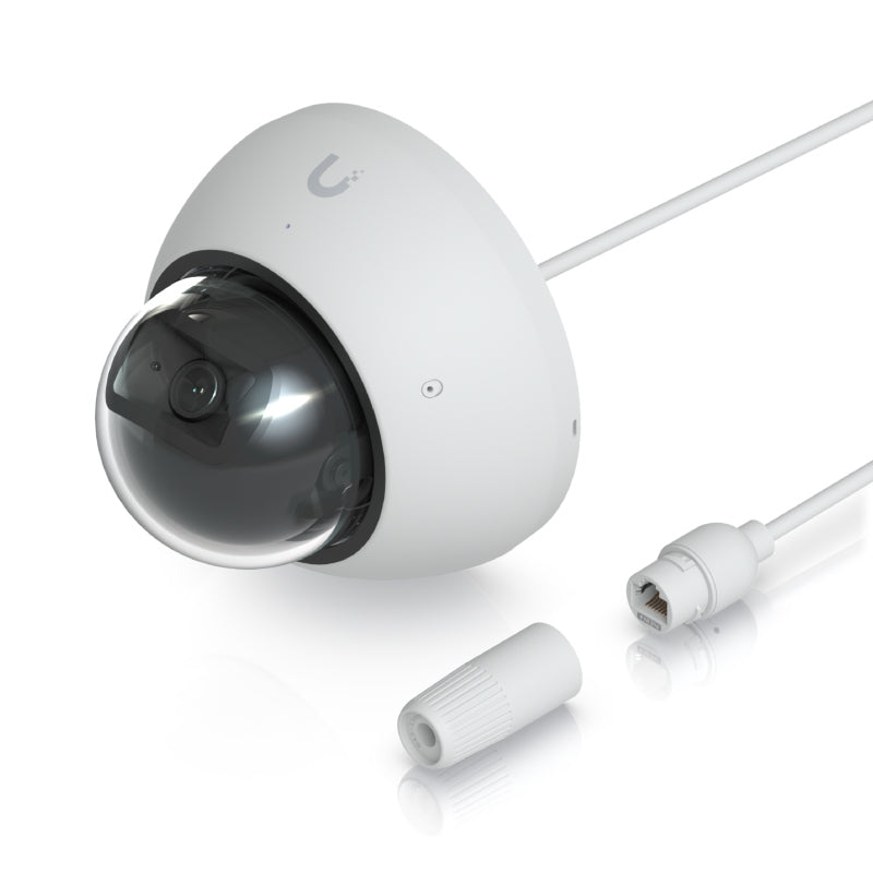 Ubiquiti UVC-AI-Dome-W - UniFi Protect AI Dome 4K Vandal-Proof Dome Camera with Enhanced AI - White