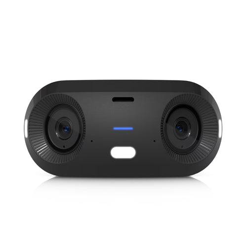 Ubiquiti UVC-G6-180-B - UniFi G6 180 Black, Indoor/outdoor dual sensor 16MP 20 FPS PoE+ camera, with a Multi-TOPS AI Engine and panoramic 180° coverage