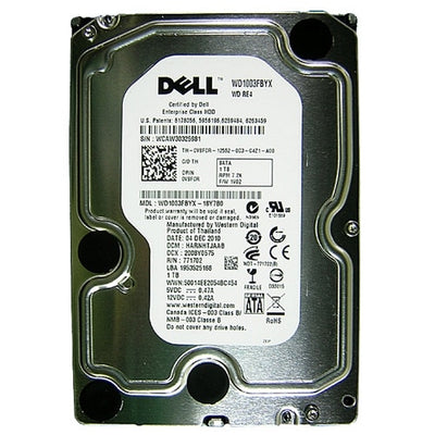 Dell EMC V8FCR Dell 1Tb SATA 3G 7.2K LFF HDD (Western Digital WD1003FBYX) - APN