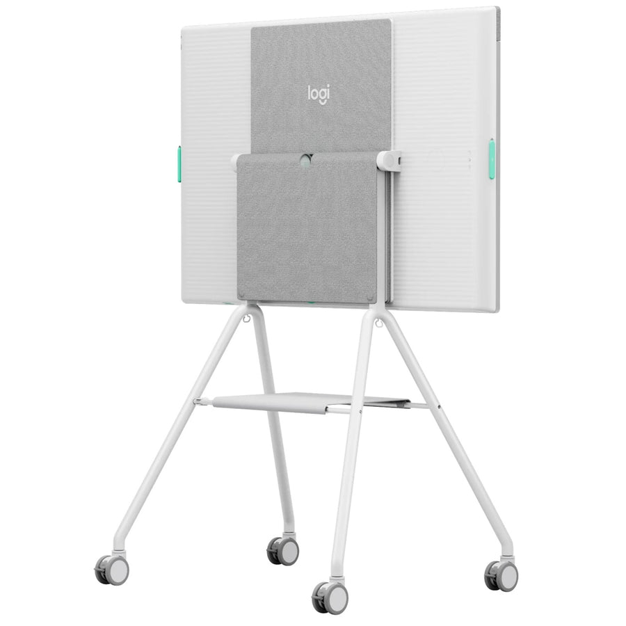 Logitech Rally Board 65" Mobile Cart - White