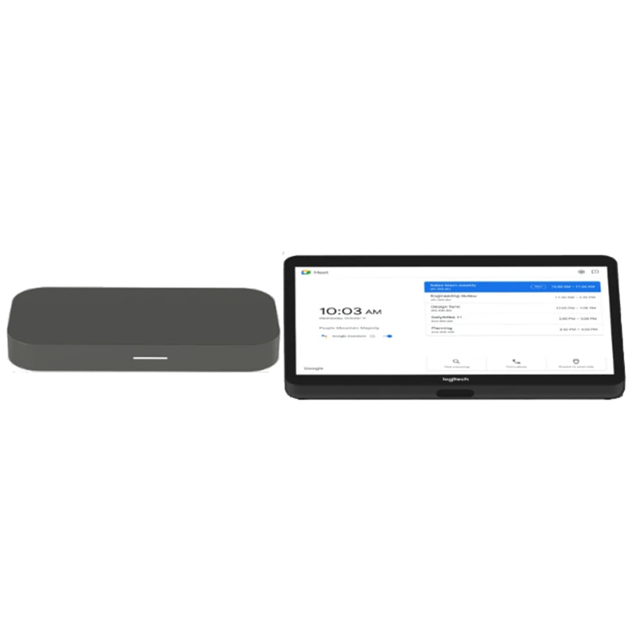 Logitech Google Meet - CTL Compute - Include Compute Mount -Tap Cat5e Bundle - 10.1 diagonal touch display1280x800 pixels - Capacitive Touch with Oleophobic Coating - HDMI ingest - Graphite