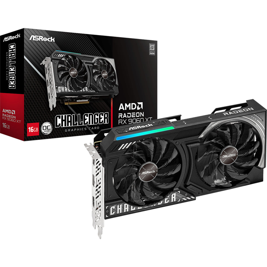 ASRock AMD Radeon RX 9060 XT Challenger 16GB GDDR6 Graphics Card