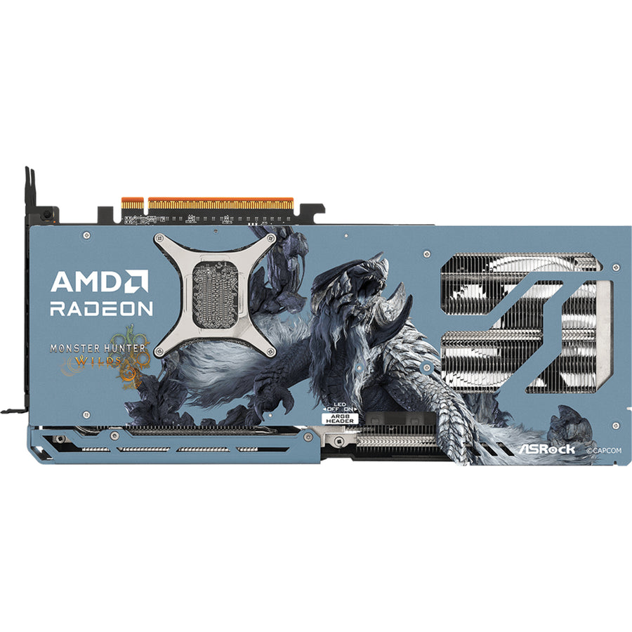 ASRock AMD Radeon RX 9070 XT Monster Hunter 16GB GDDR6 Graphics Card